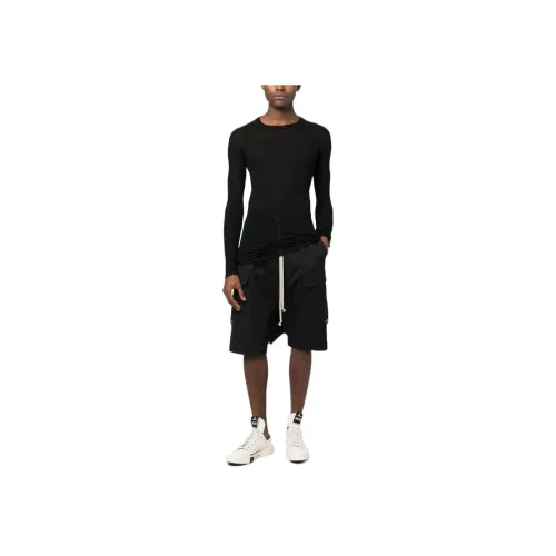 RICK OWENS совместный бренд Черные Мужские Повседневные Шорты