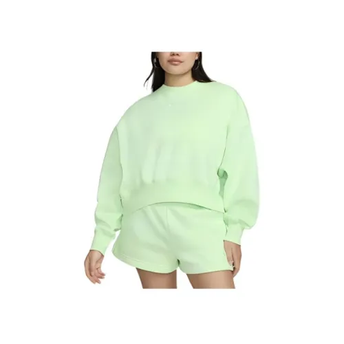 nike Sportswear Phoenix Fleece Толстовка Женская Паровой Зеленый