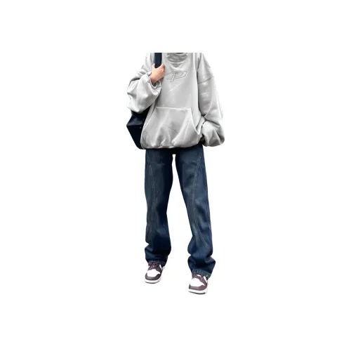 YGHOME OFFICIAL Синий Унисекс Джинсы