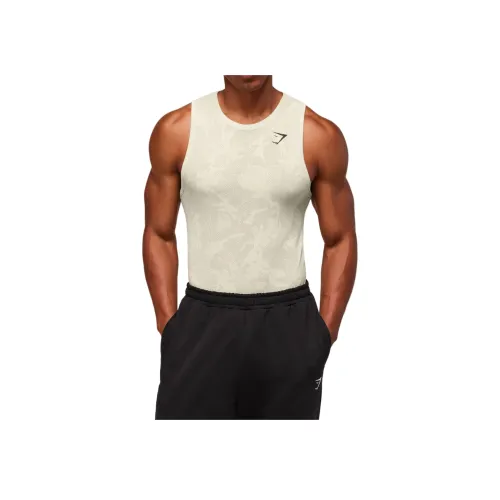 GYMSHARK Галечно-серый Мужские Майки