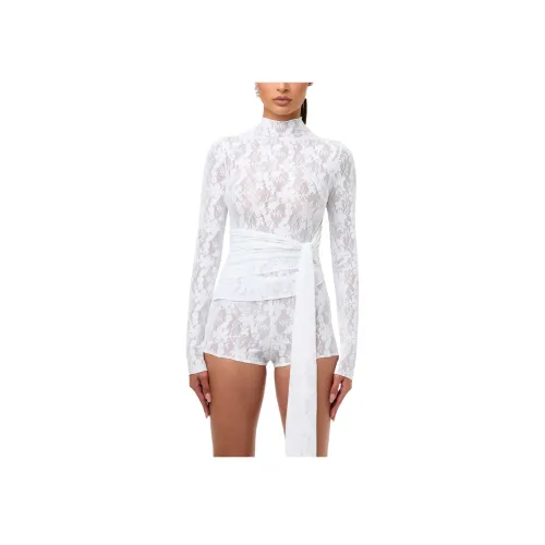 NAKED WARDROBE Белый Женское боди