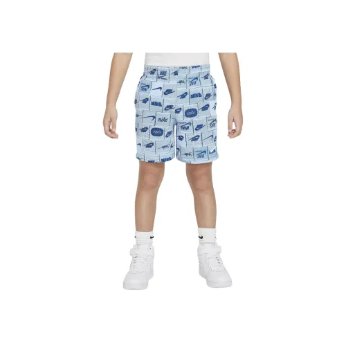 Nike Sportswear Club Kids Шорты Детские Светло-Синие Серые