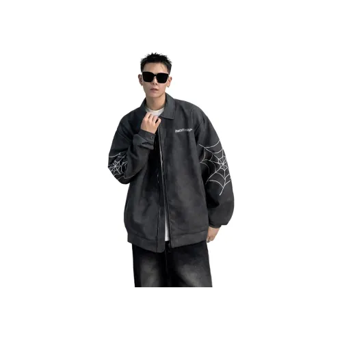 PISYPOX Черный Унисекс Кожаные куртки