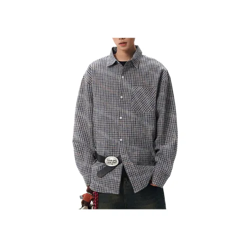 GANGZAI Длинный рукав рубашка унисекс