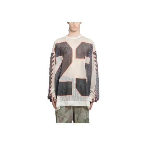 DRIES VAN NOTEN Бежевый Мужской T-Рубашки