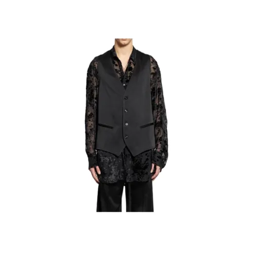 Ann Demeulemeester Жилет Мужской Черный