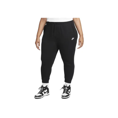 NIKE Черные Женские Вязаные Тренировочные Брюки