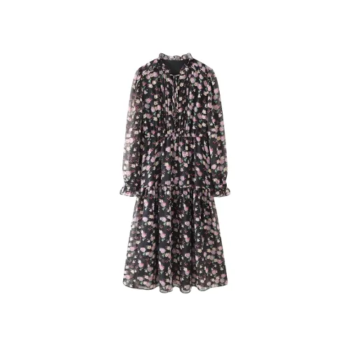 JOSR Длинное платье с длинными рукавами женское