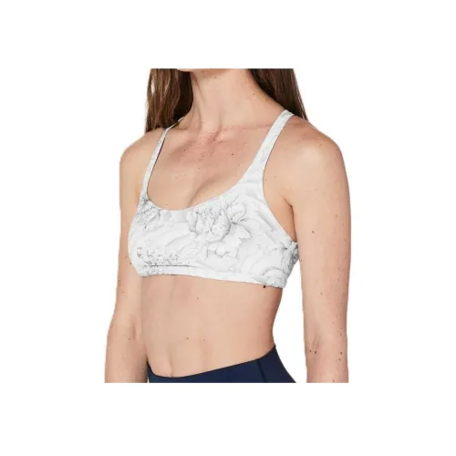 lululemon Free To Be Wild Спортивное белье Женское Серый Белый С принтом