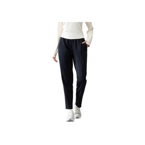Anta Running Collection Черные Женские Вязаные Тренировочные Брюки
