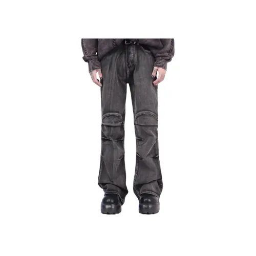 GEOGRE ALEX Серый Мужские Джинсы