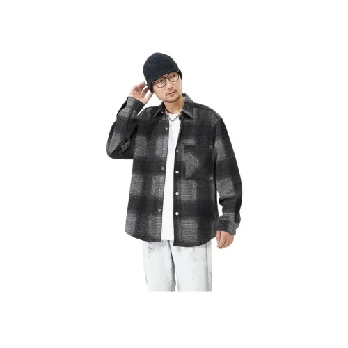 MR.MUDI Черный Унисекс Рубашки