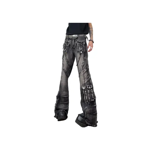 H.V.G.A Черные Унисекс Джинсы