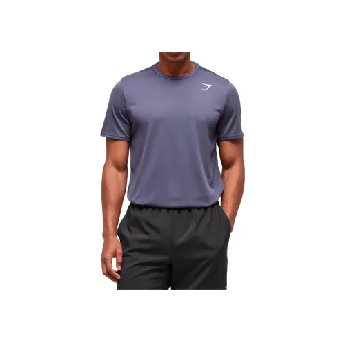 GYMSHARK Фиолетовый Мужской T-Рубашки