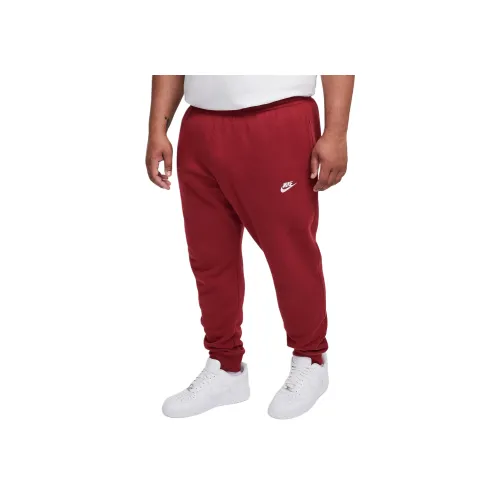 Nike Sportswear Club Флис Joggers Спортивные брюки Мужские Красный Белый