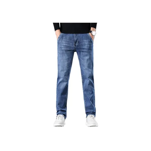 JEEP Винтажные синие мужские джинсы