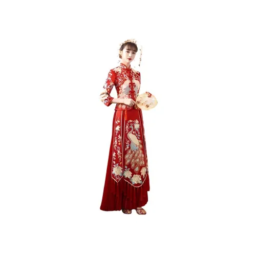 LSVE Red Женские Свадебные Платья