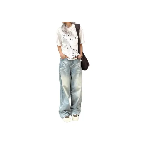 MORii Синие Унисекс Джинсы