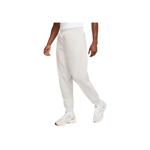 Nike Solo Swoosh Вязаные Тренировочные Штаны Мужские Светлый Костный Белый