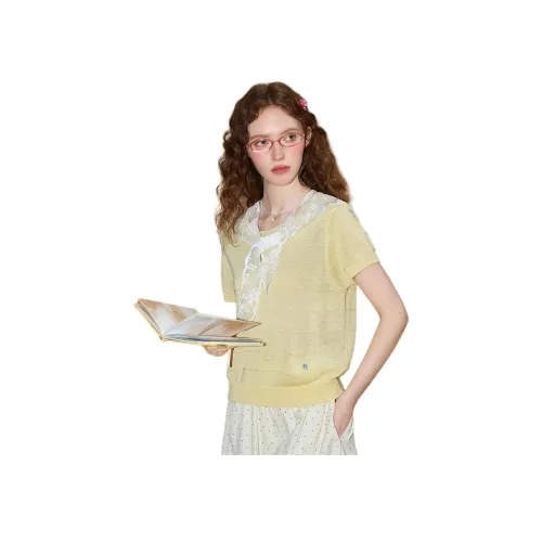 Coolhut Желтый Женские Трикотаж