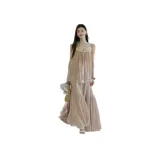 Комплект одежды (Коричный топ на бретелях + юбка)