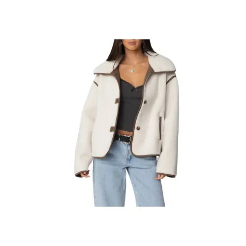 Edikted Иней OVERSIZED Куртка из искусственного меха женская