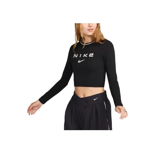 NIKE Черный Женские Трикотаж