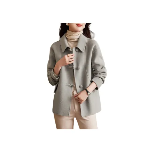 XWI Светло-серый Женский пальто