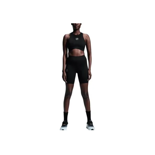 On Active Shorts Black Женские спортивные шорты