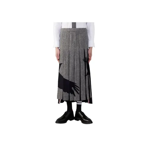 THOM BROWNE Серый Унисекс Юбки