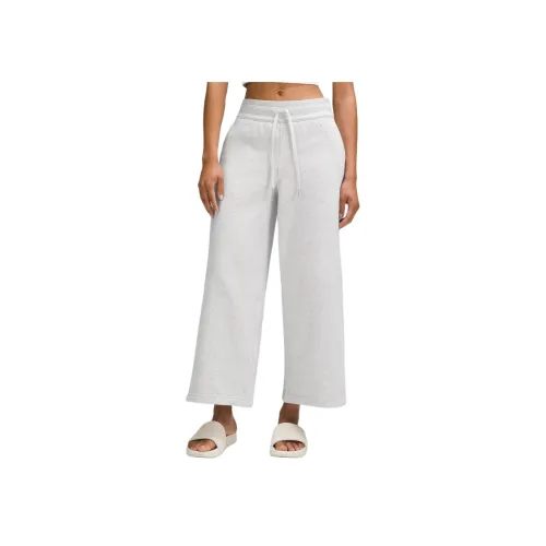 lululemon Scuba Collection Cropped Collection Повседневные брюки Женские Смешанный Белый