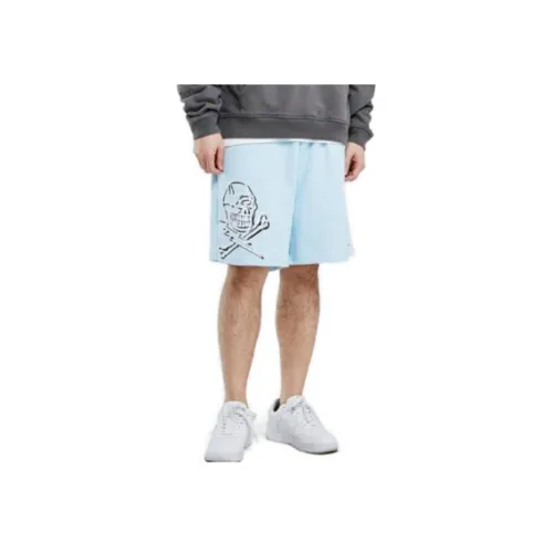 OCCUPY Китайский Юноша X Takayama Stop Light Co Branded Series Светло-синие Мужские Повседневные шорты