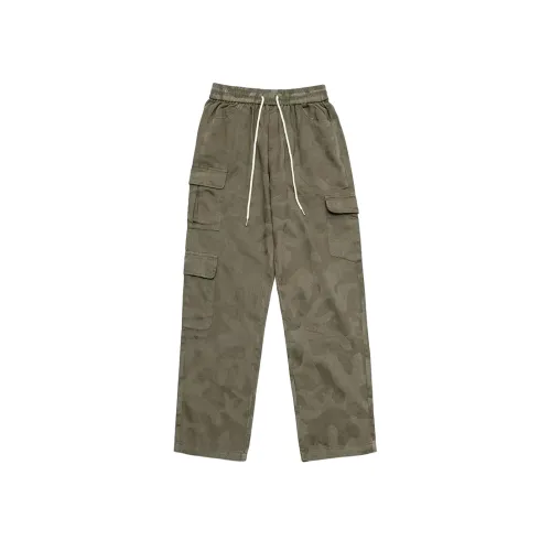 SNEIKLAU Камуфляж Унисекс Повседневные Штаны