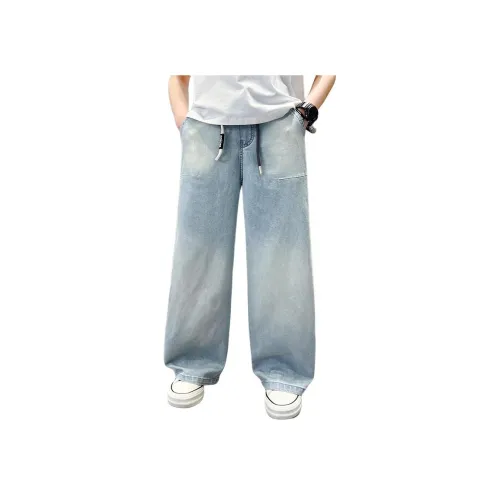 CAMKIDS Светло-синие школьные джинсы