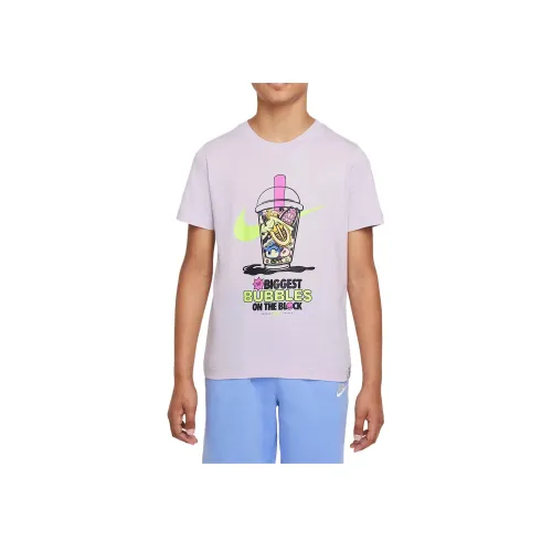 nike T-Shirt Light Purple Teenagers nike T-Shirt Светло-фиолетовый для подростков