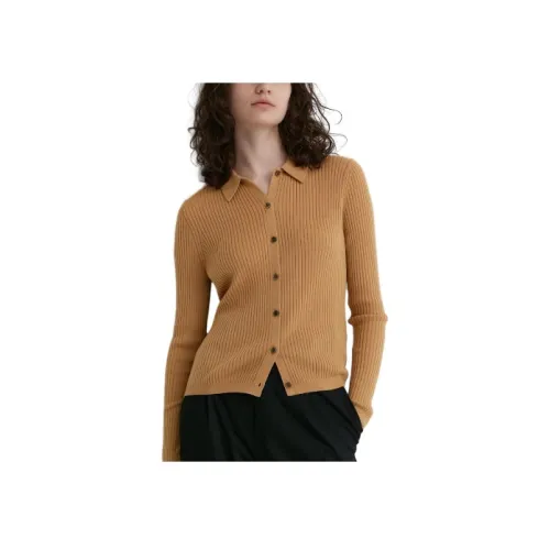 UNIQLO Темно-бежевый Женский Трикотаж