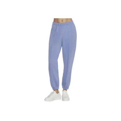 Skechers Skech Sweats Jogger Вязаные Спортивные Брюки Женские Фиолетовые