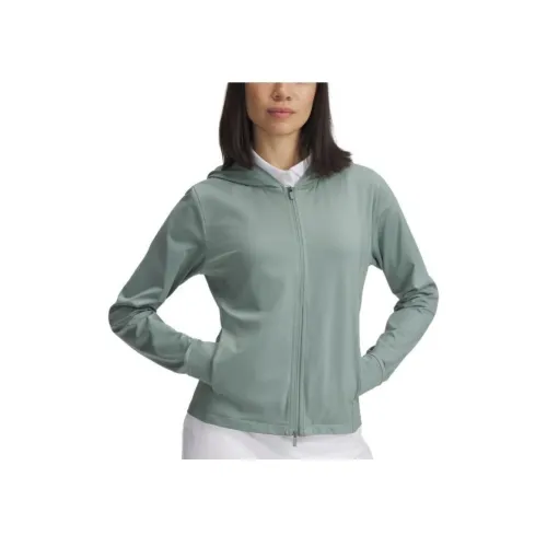 Under Armour Лаймово-зеленый 348 Женские Свитшоты