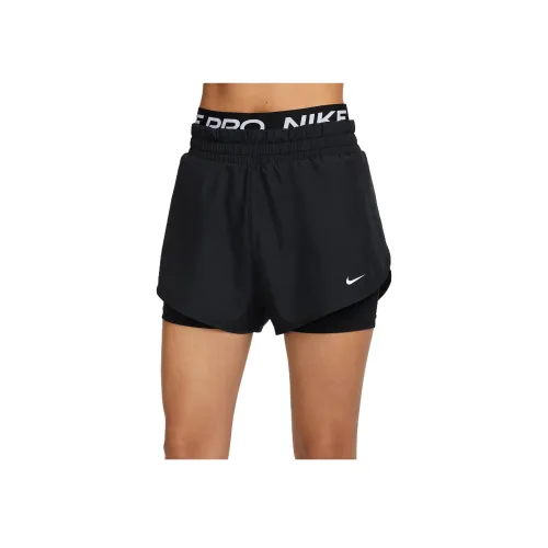 Nike Dri Fit Черные Женские Спортивные Шорты