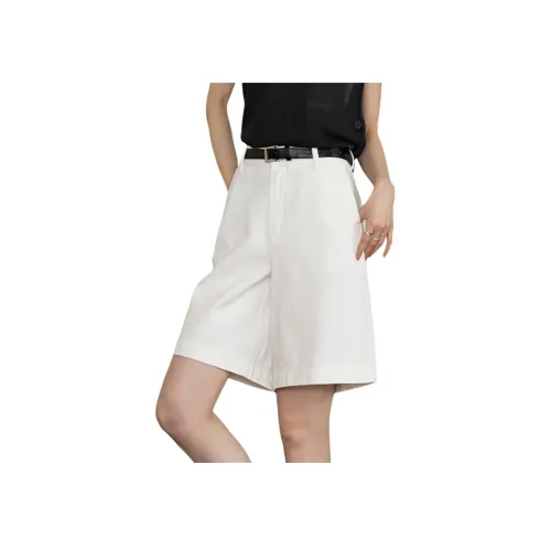 Dme Экрю Минималистичный и Универсальный, THREE PROOF Устойчивые к пятнам Черные Технология Женские Джинсовые шорты