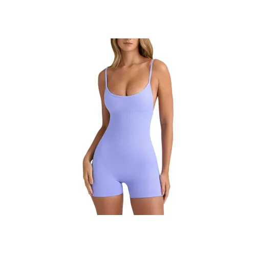 OH POLLY Супер Sculpt Бесшовный Открыто Спина Комбинезон Unitard Женские