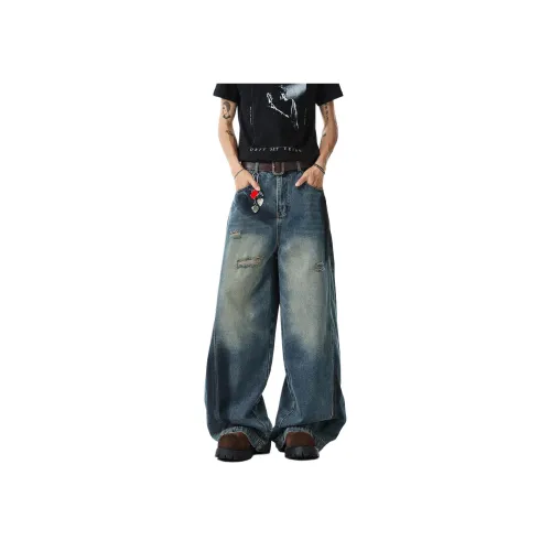 UNDERTIDES Синие Унисекс Джинсы