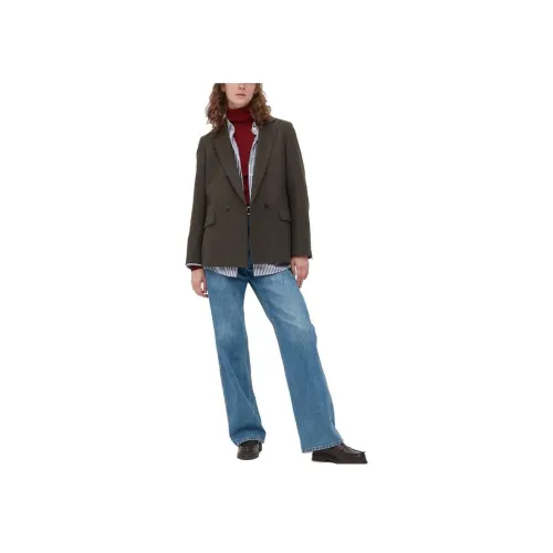 UNIQLO Оливковый Женские Офисные Костюмы