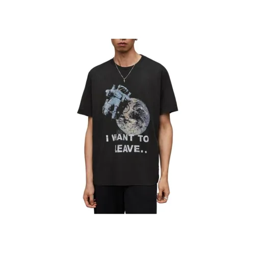 ALLSAINTS Мужские черные футболки
