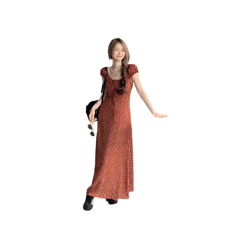 MORii Короткий рукав Платье Женское