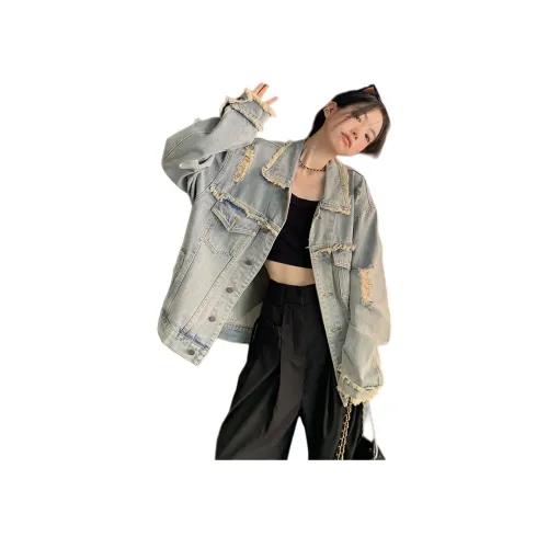 SOUL WORKER Синий Унисекс Куртки