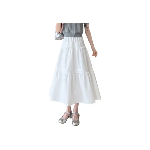 Cotton Gene Женские Повседневные Длинные Юбки