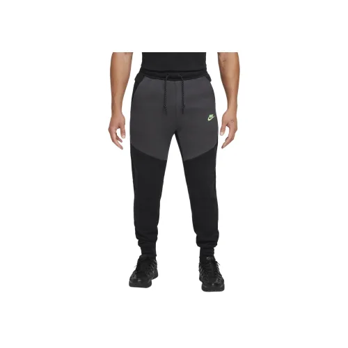 Найк Вязаные Тренировочные Штаны Мужские Черные