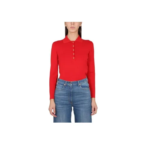 Gucci красное женское поло