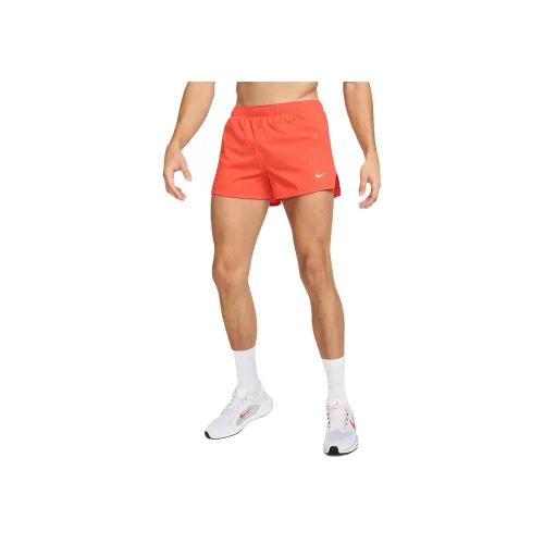 nike Fast Dri FITSwoosh Повседневные шорты Мужские Светло-красный Черный